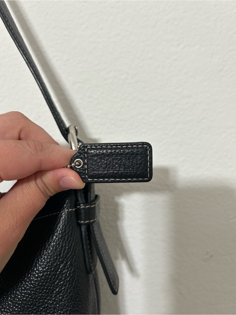 Coach bag F15064 pebbled leather hobo bag - Picture 6 of 11